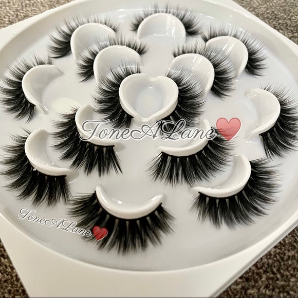 Mink Eyelashes lashes 6d Eyelashes whisper fluffy - Picture 2 of 2